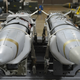 Two MALD, or Miniature Air Launched Decoys. MALD decoys are carried by B-52H bombers to draw enemy air defense threats away from from the real bomber.